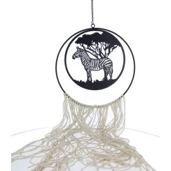 MICA Living Dekohänger - Savanne - Aus Metall Und Textil - Ca. 95 X 24 Cm