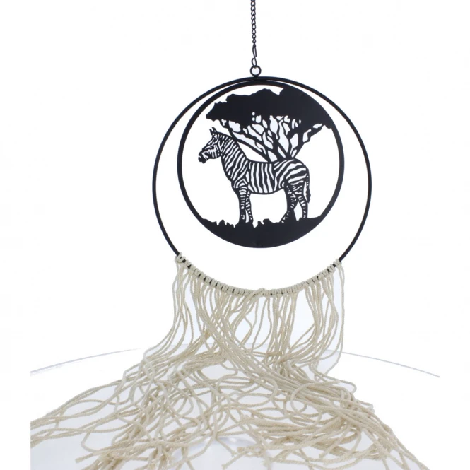 MICA Living Dekohänger - Savanne - Aus Metall Und Textil - Ca. 95 X 24 Cm 3 MICA Living Dekohänger - Savanne - Aus Metall Und Textil - Ca. 95 X 24 Cm