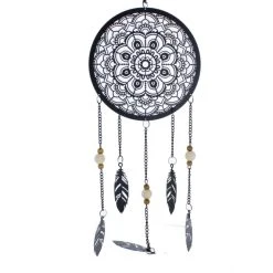 MICA Living Dekohänger - Traumfänger - Aus Metall - Ca. 80 X 18 Cm