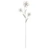 MICA Living Gartenstecker - Blumen - Grau - Aus Metall - Ca. 110 X 31 Cm -MICA decoration Shop 243658 4016096448974 mica living gartenstecker blumen grau 01