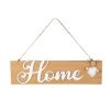 MICA Living Dekohänger - Home - Aus Holz - Ca. 37,5 X 1 X 12 Cm -MICA decoration Shop 243677 4016096449162 mica living dekohaenger home braun weiss 01