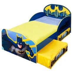 MOOSE TOYS Batman - Kinderbett Mit Stauraum - Blau - Ca. 70 X 140 Cm