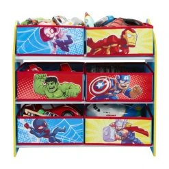 MOOSE TOYS Marvel Spiderman - Regal Mit 6 Boxen -MICA decoration Shop 244104 630996177952 moose toys marvel spiderman spielzeugregal 02