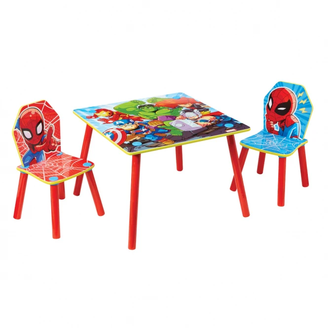MOOSE TOYS Marvel Spider-Man - Kinder Sitzgruppe - Holz 3 MOOSE TOYS Marvel Spider-Man - Kinder Sitzgruppe - Holz