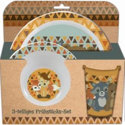 P:OS Frühstücksset - Waldfreunde - 3-teilig 9 P:OS Frühstücksset - Waldfreunde - 3-teilig -MICA decoration Shop 244405 4043891343142 pos fruehstuecksset 01