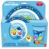 P:OS Frühstücksset- Baby Shark - 3-teilig 1 P:OS Frühstücksset- Baby Shark - 3-teilig -MICA decoration Shop 244406 4043891335550 pos bas fruehstuecksset 01