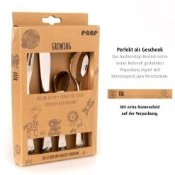 Reer GmbH Reer - Edelstahl Besteckset - 4-teilig 9 Reer GmbH Reer - Edelstahl Besteckset - 4-teilig -MICA decoration Shop 244700 4013283222386 reer growing edelstahl besteck 4 tlg 01