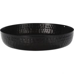 Sonstiger Hersteller Dekoschale - Metall - Ca. 25 X 5,5 Cm - Schwarz