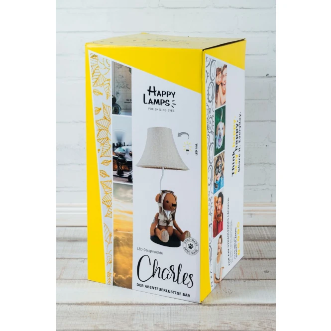 Happy Lamps Kinderzimmerlampe - Charles Die Bärenlampe 4 Happy Lamps Kinderzimmerlampe - Charles Die Bärenlampe - Image 2