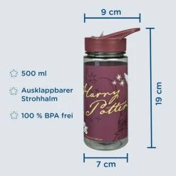 Undercover Harry Potter - Scooli - AERO Trinkflasche - 500 Ml