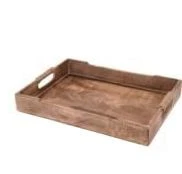 Sonstiger Hersteller Tablett M- Aus Holz - Ca. 39 X 25 X 5,5 Cm