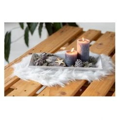 Sonstiger Hersteller Dekofell - Ca. 55 X 38 Cm - Weiß 7 Sonstiger Hersteller Dekofell - Ca. 55 X 38 Cm - Weiß -MICA decoration Shop alles394