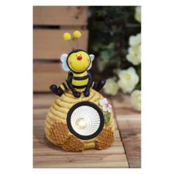 MICA Living LED-Solarlampe - Biene - Aus Keramik - Ca. 13,5 X 13,5 X 18,5 Cm
