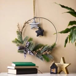 MICA Living Dekohänger - Ringe - 3 Stück - Schwarz