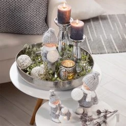 MICA Living Winterkind - Aus Terrakotta - Ca. 12,5 X 11,5 X 23 Cm - 1 Stück -MICA decoration Shop alles576