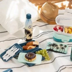 P:OS Brotdosen-Set - Blue Bananas Bento - 6-teilig