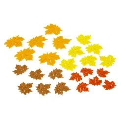 MICA Living Streudeko - Herbstblätter - Aus Filz - 24-teilig -MICA decoration Shop blaetter3 neu